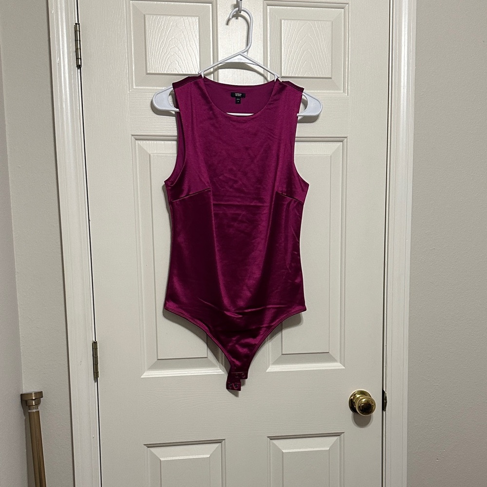 Express Fuchsia thong Bodysuit